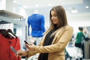 In-store displays contribute to an omnichannel customer experience.